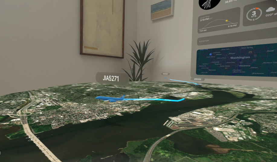 Mappe 3D Apple Vision Pro
