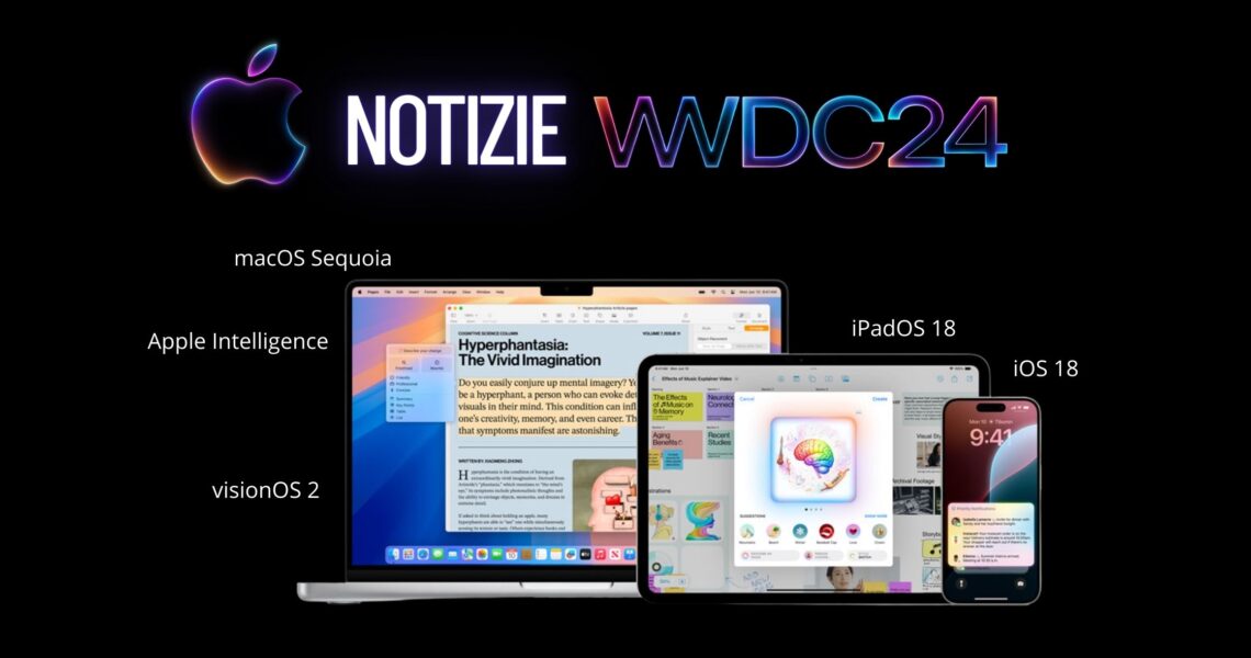 Notizie Apple alla WWDC 2024: Tutto ciò che devi sapere