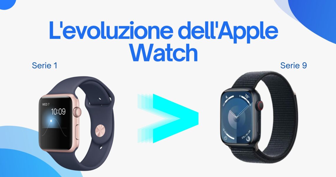 L'evoluzione de l'Apple Watch: Dalla Serie 1 alla Serie 9