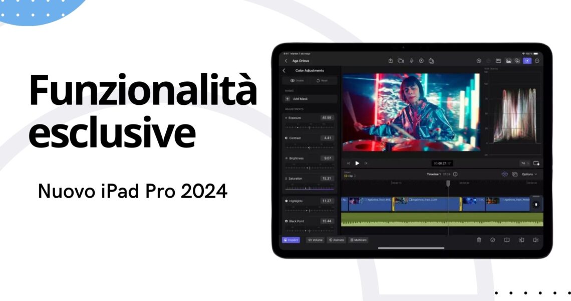Scopri le funzionalità esclusive del nuovo iPad Pro 2024